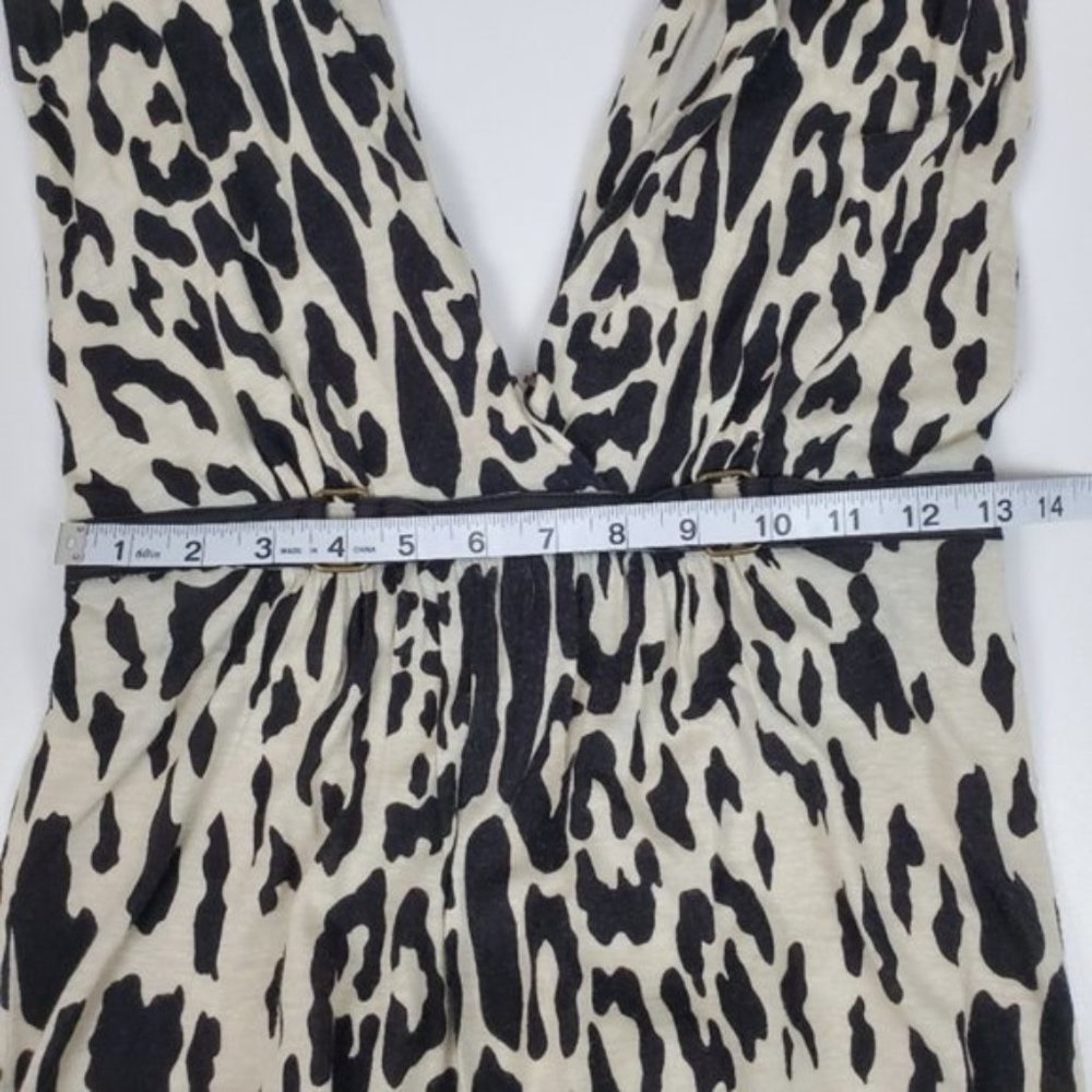 Tracy Reece leopard print  maxi dress empire waist - Picture 6 of 10